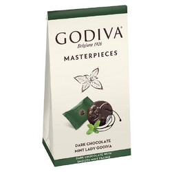 Продуктови Категории Шоколади Godiva Мини черни шоколадчета с мента 115 гр